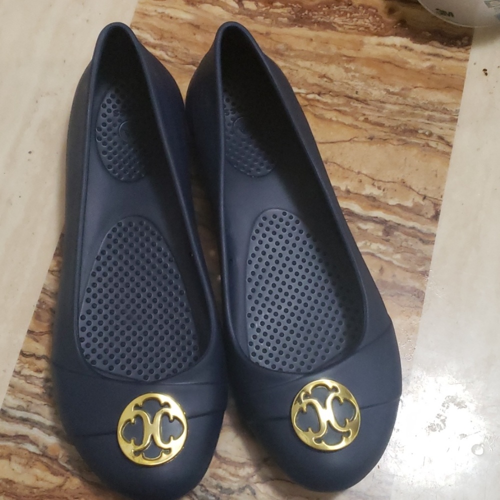 Crocs Navy blue flats